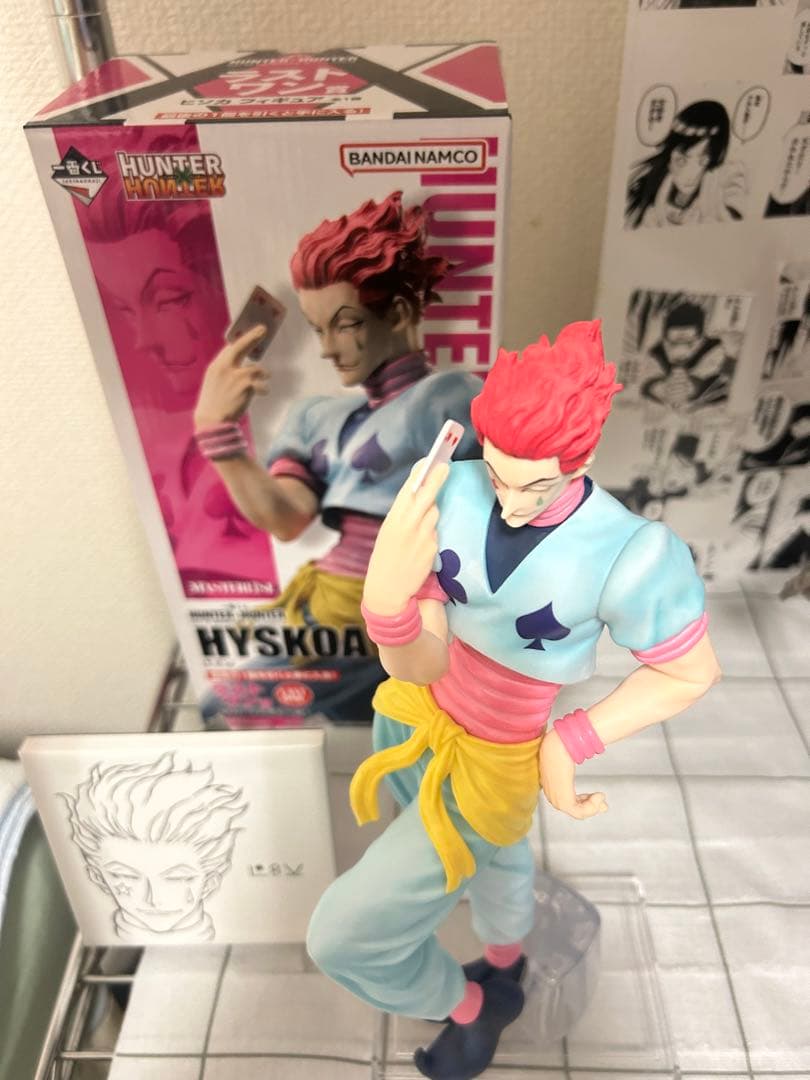 HUNTER×HUNTER 一番くじ ラストワン賞 ヒソカフィギュア+おまけ - メルカリ