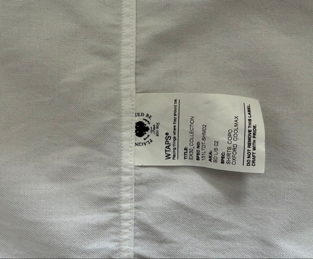 WTAPS Oxford Shirt ボタンダウン bd ls KENNEDY - メルカリ