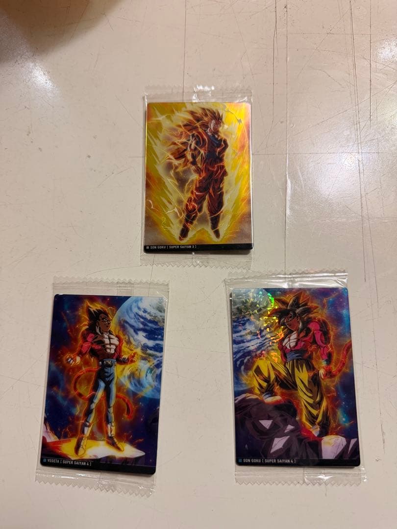 ドラゴンボールカード 超サイヤ人 3枚セット - メルカリ