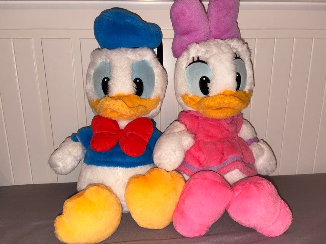 ドナルドダック＆デイジーダック ぬいぐるみ フラッフィープラッシー