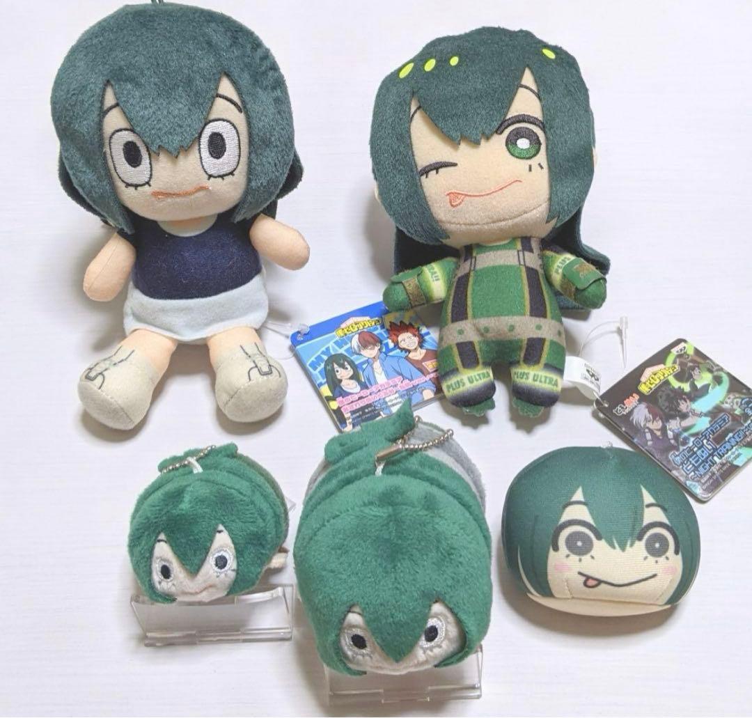 ヒロアカ 蛙吹梅雨 ぬいぐるみセット - メルカリ