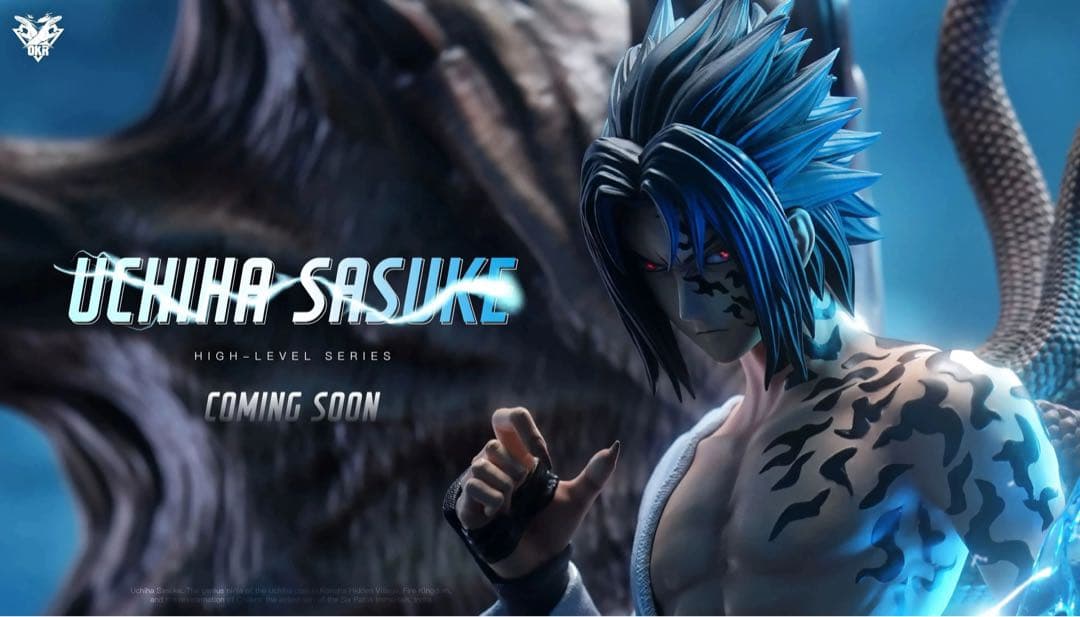 うちはサスケ　フィギュア　ナルト疾風伝 NARUTO　ガレージキット ナルト うちはサスケ ガレージキット 塗装済み完成品 フィギュア 1/6