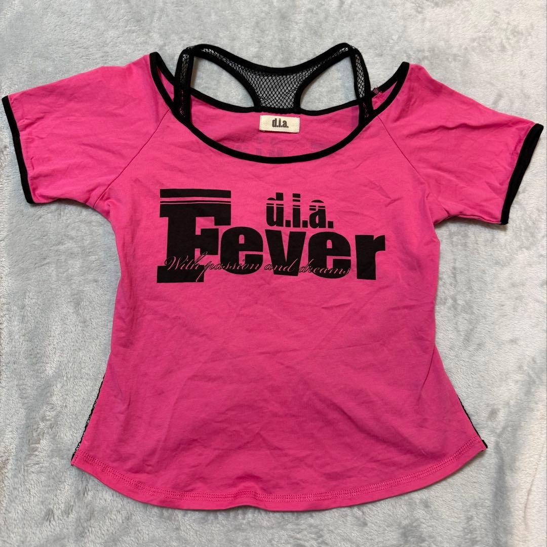 激レア】d.i.a 平成全盛期 背中ガン開き 派手色トップス【未使用
