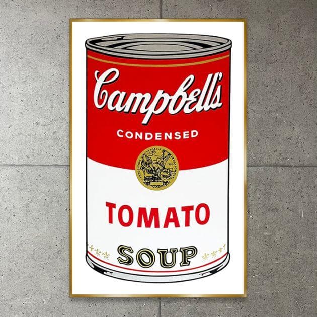 額装済20％OFF!!/Sunday B Morning キャンベル/ウォーホル