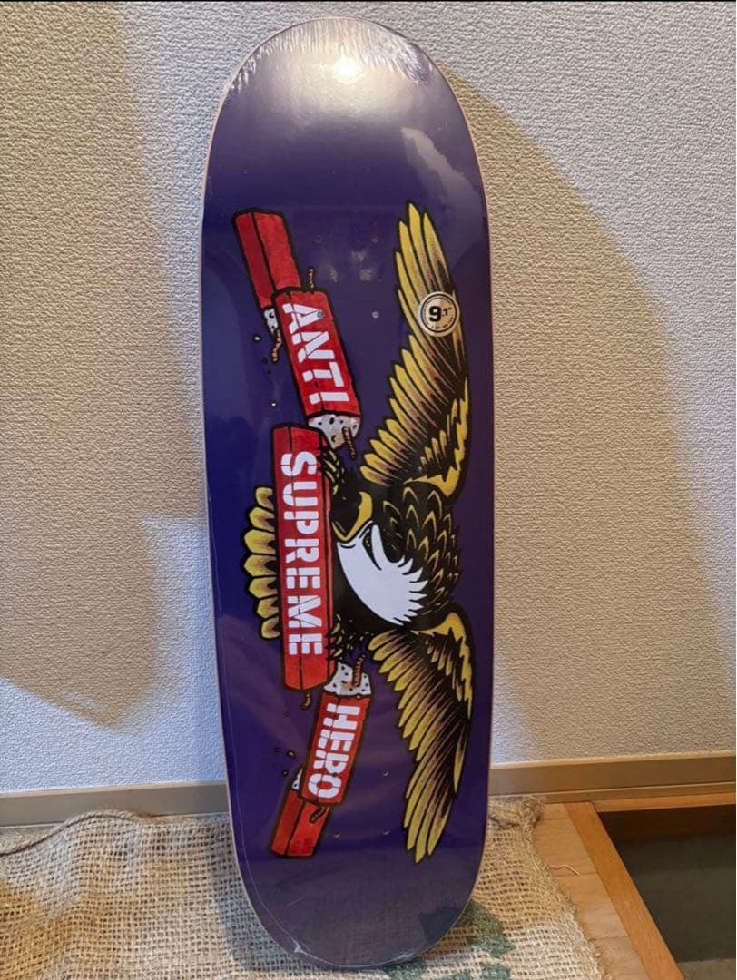 ANTI HERO SUPREME HERO スケートボードデッキ
