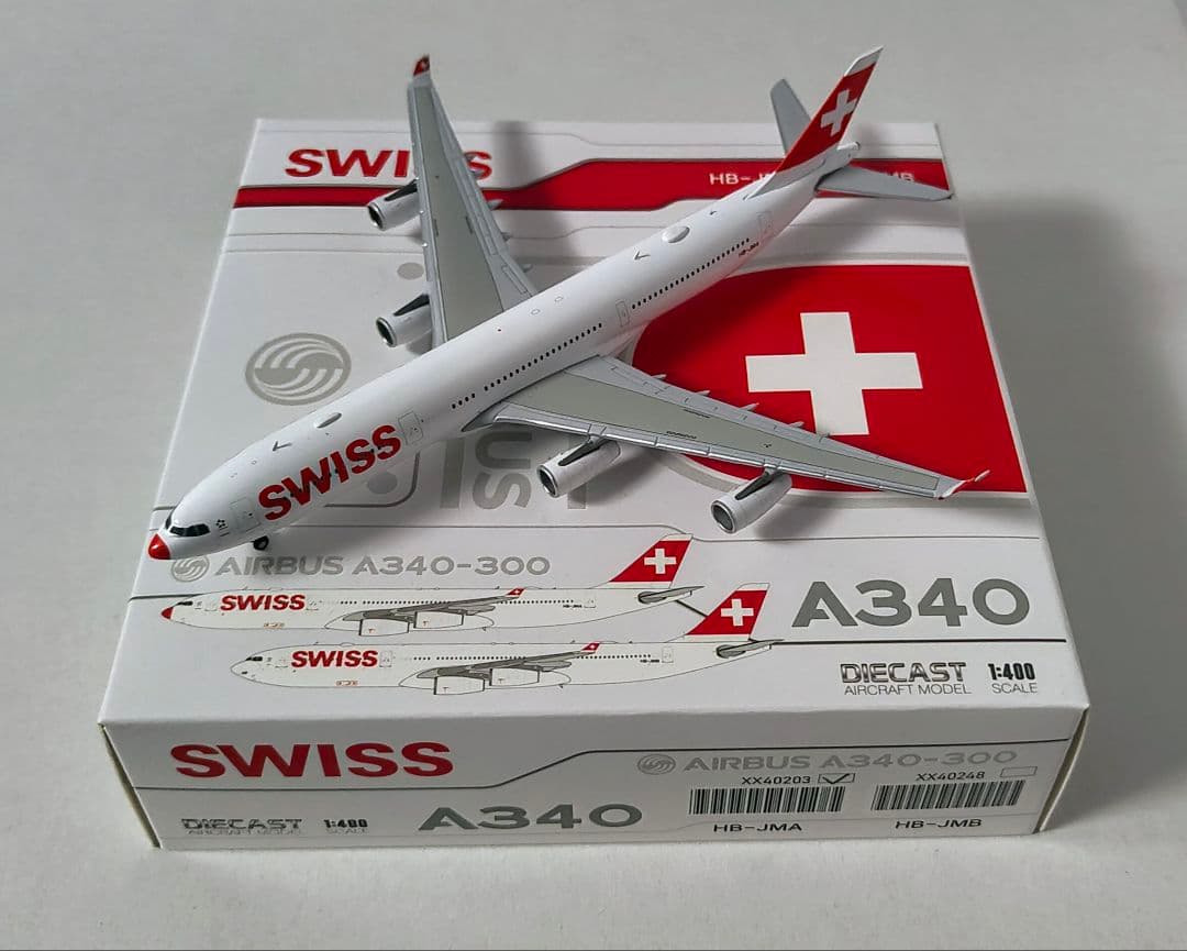 スイスインターナショナル A340-300 HB-JMA 1/400