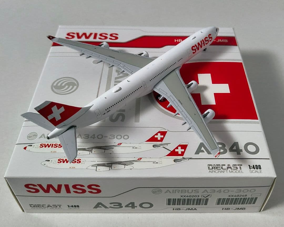 スイスインターナショナル A340-300 HB-JMA 1/400 - メルカリ