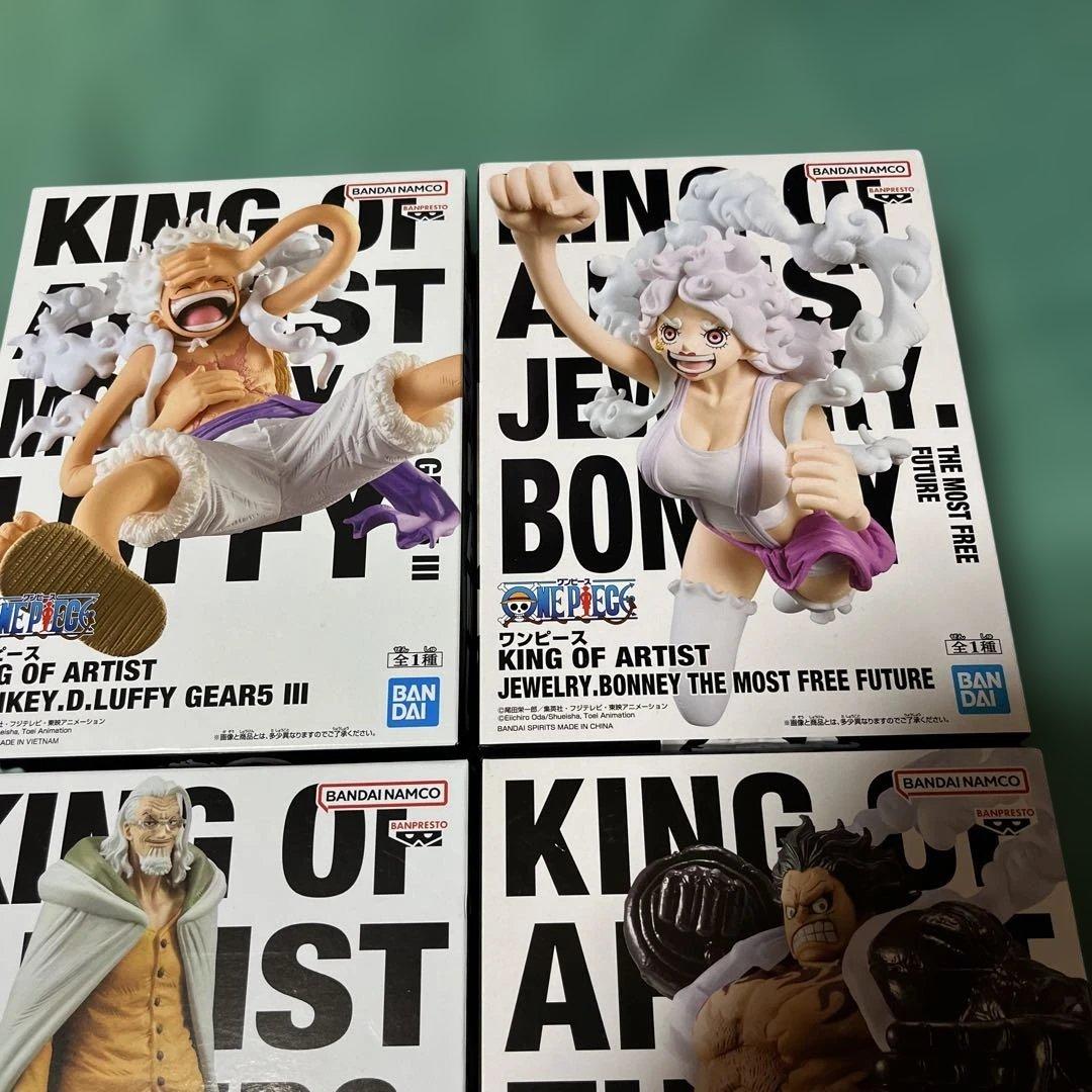 ワンピースフィギュアKING OF ARTIST4種 - メルカリ