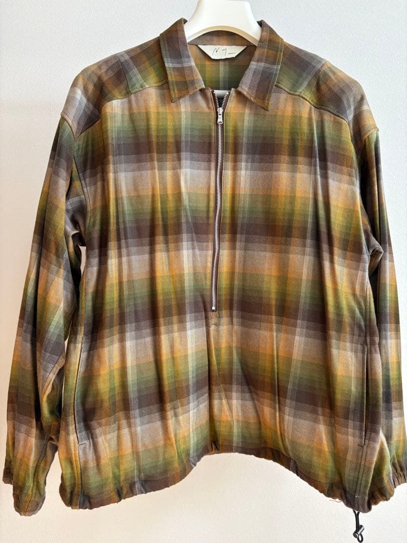 アンセルム ハーフジップシャツブルゾン