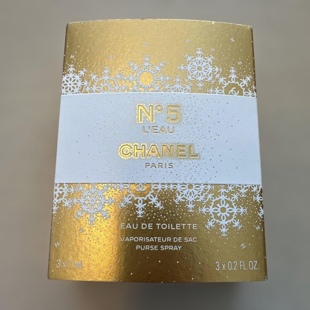 シャネル N°５ ロー オードゥ トワレット パース スプレイ　7ml ×3