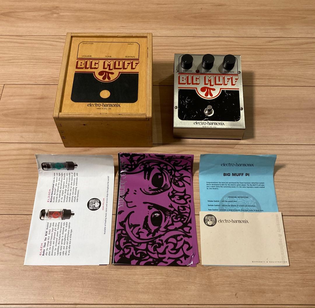 エレクトロハーモニクス BIG MUFF PI 木箱仕様 Electro Harmonix (エレクトロハーモニクス) ファズ 木箱付 BIG MUFF