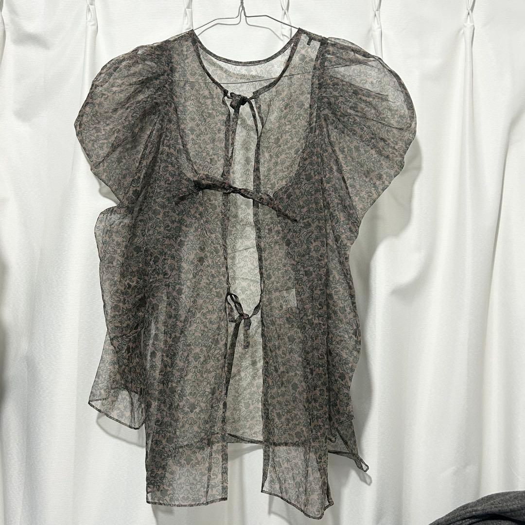 fumie tanaka×Ray BEAMS/別注 シアー2Wayシャツ