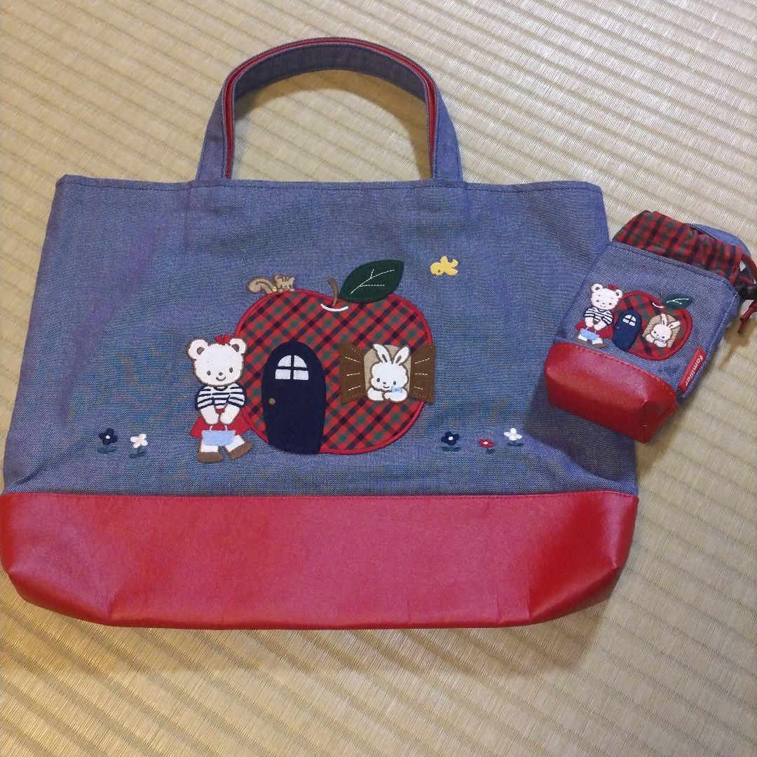 ファミリア バースデー特別企画限定トートバッグ デニムバッグ　ジェルケース