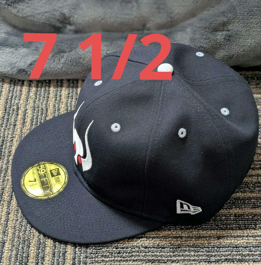 近鉄バファローズ 岡本太郎　1978 ネイビー 7　1/2