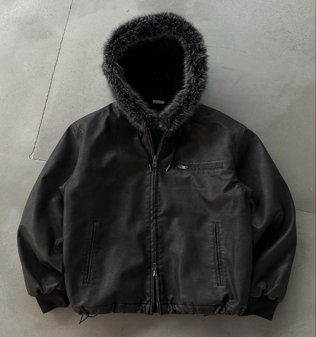 完売品　Lサイズ　WISHFOREVER 2WAYフードブルゾン