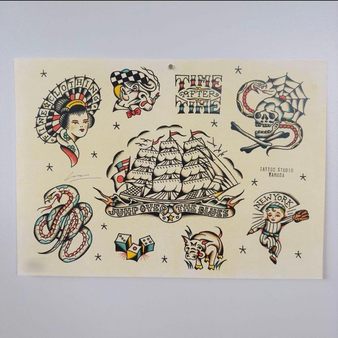 B tatoo studio yamada フラッシュポスター