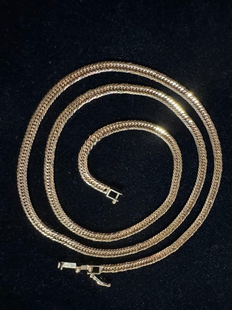 k18 喜平　ネックレス 12.5g 50センチ　12面トリプル　造幣局刻印有り