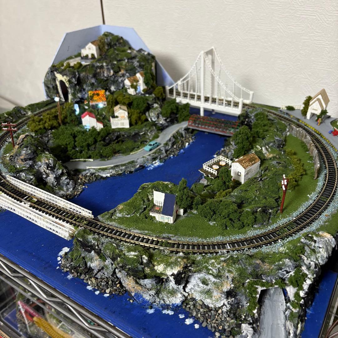 値下げ！　鉄道模型ジオラマ 楽天市場】鉄道模型ジオラマレイアウトNゲージ用 複線渡り線