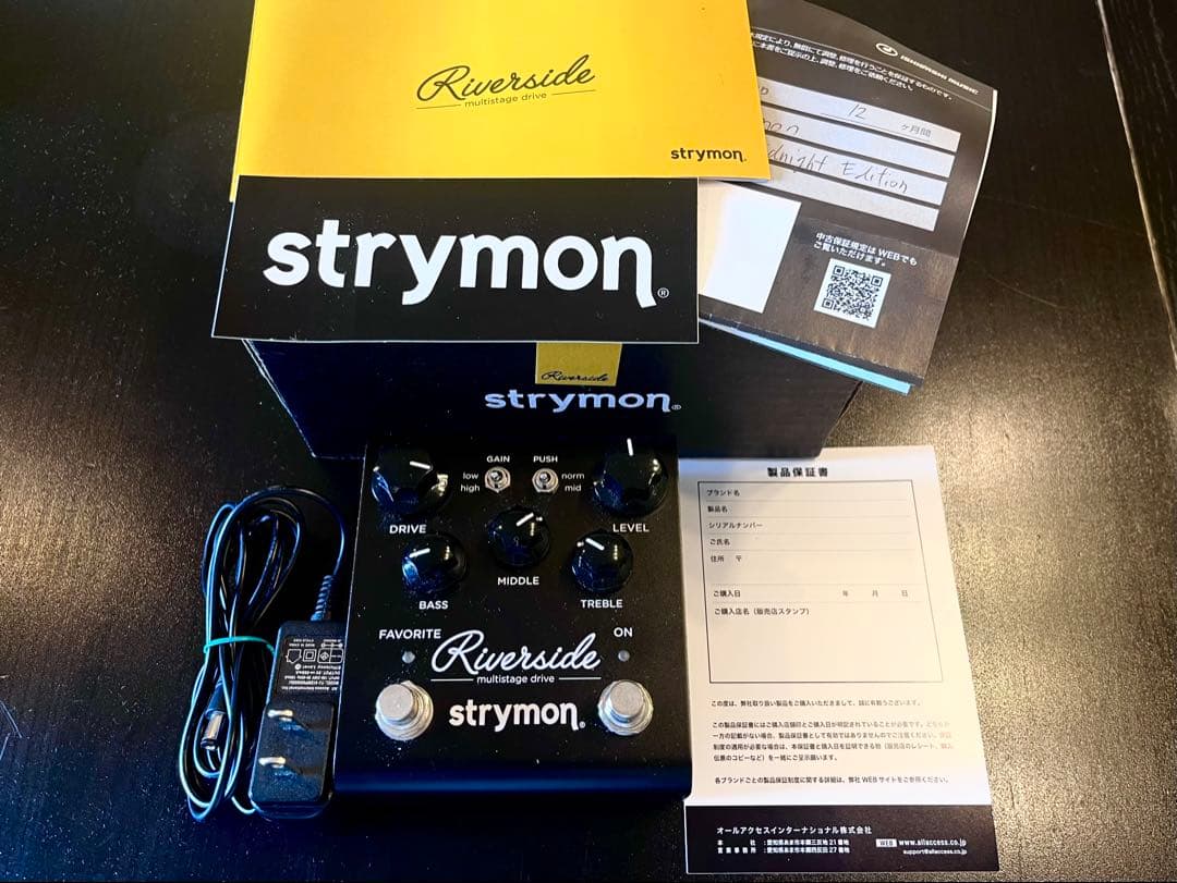 【値下】strymon side Midnight Edition