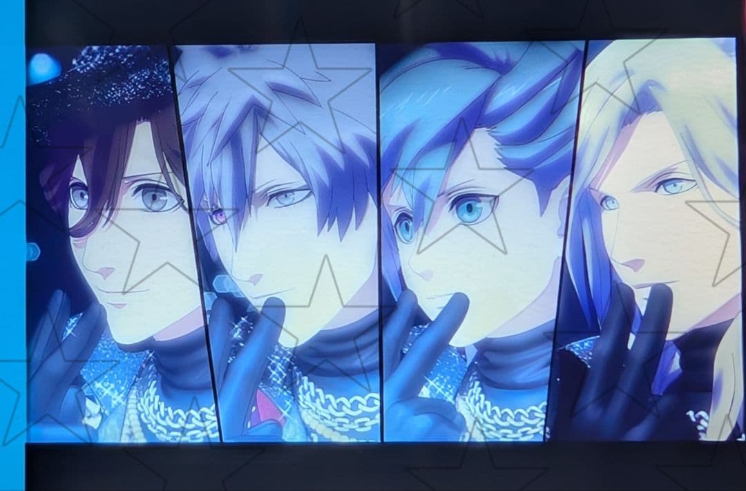 うたプリ タブナイ コマフィルム 入場者特典 集合 嶺二 蘭丸 藍 カミュ