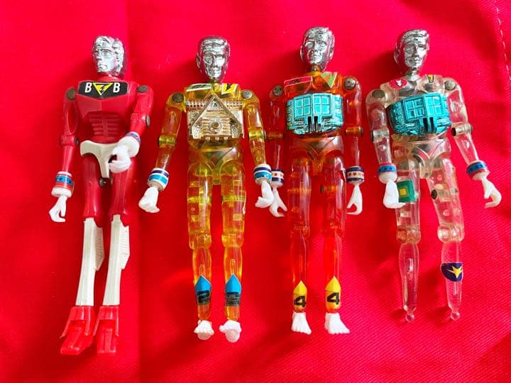 【当時物】小さな巨人　ミクロマン　4体セット