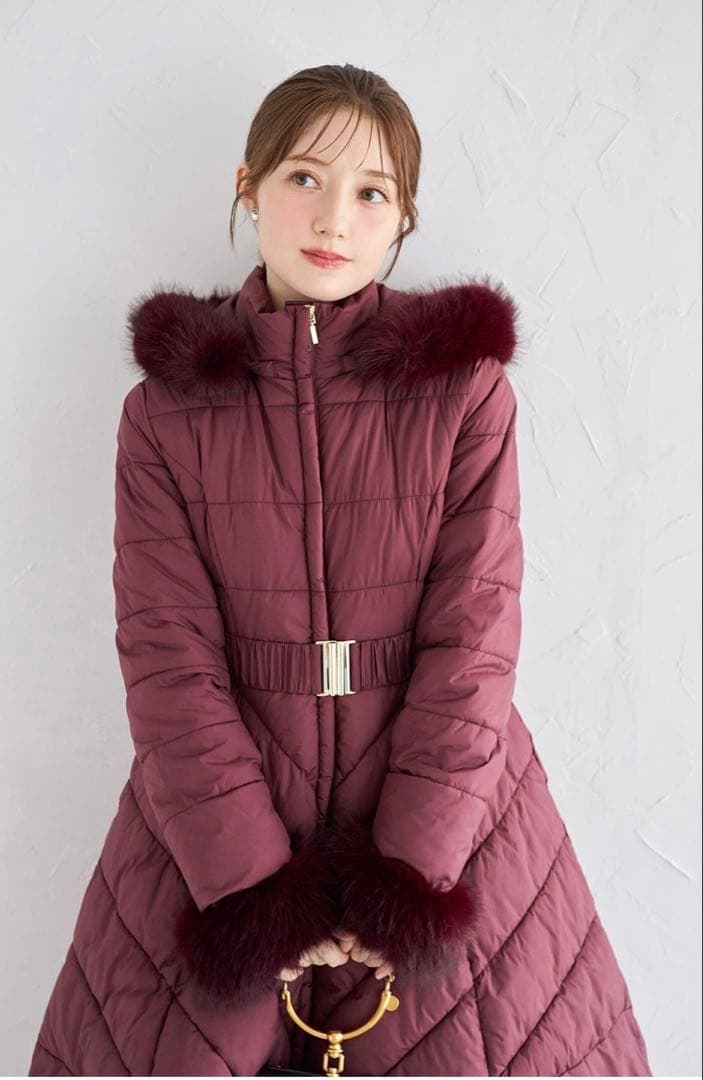 tocco closet ロングコート　キルティングコート