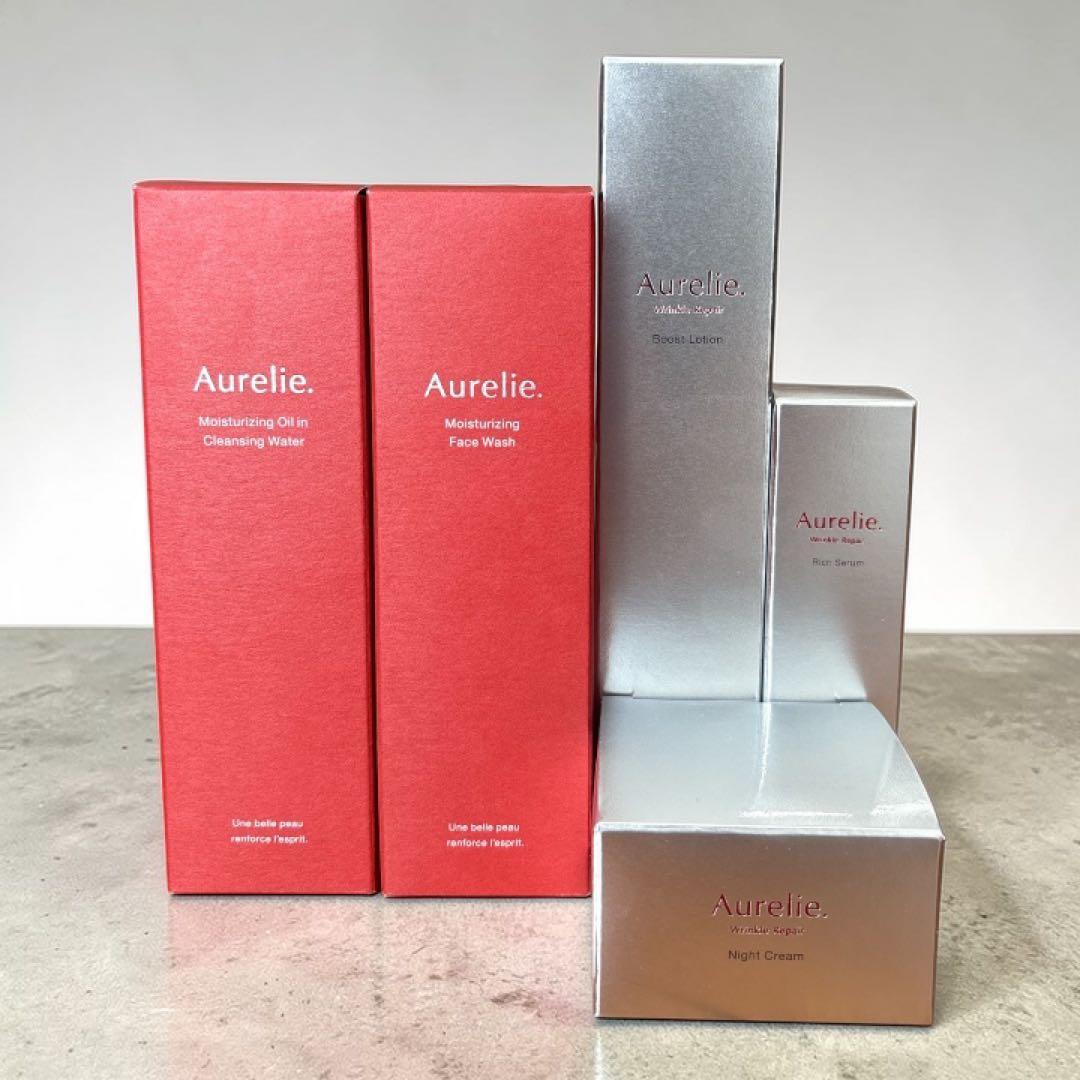 Aurelie. オレリー プレミアムエイジング集中ケア 5点セット - メルカリ