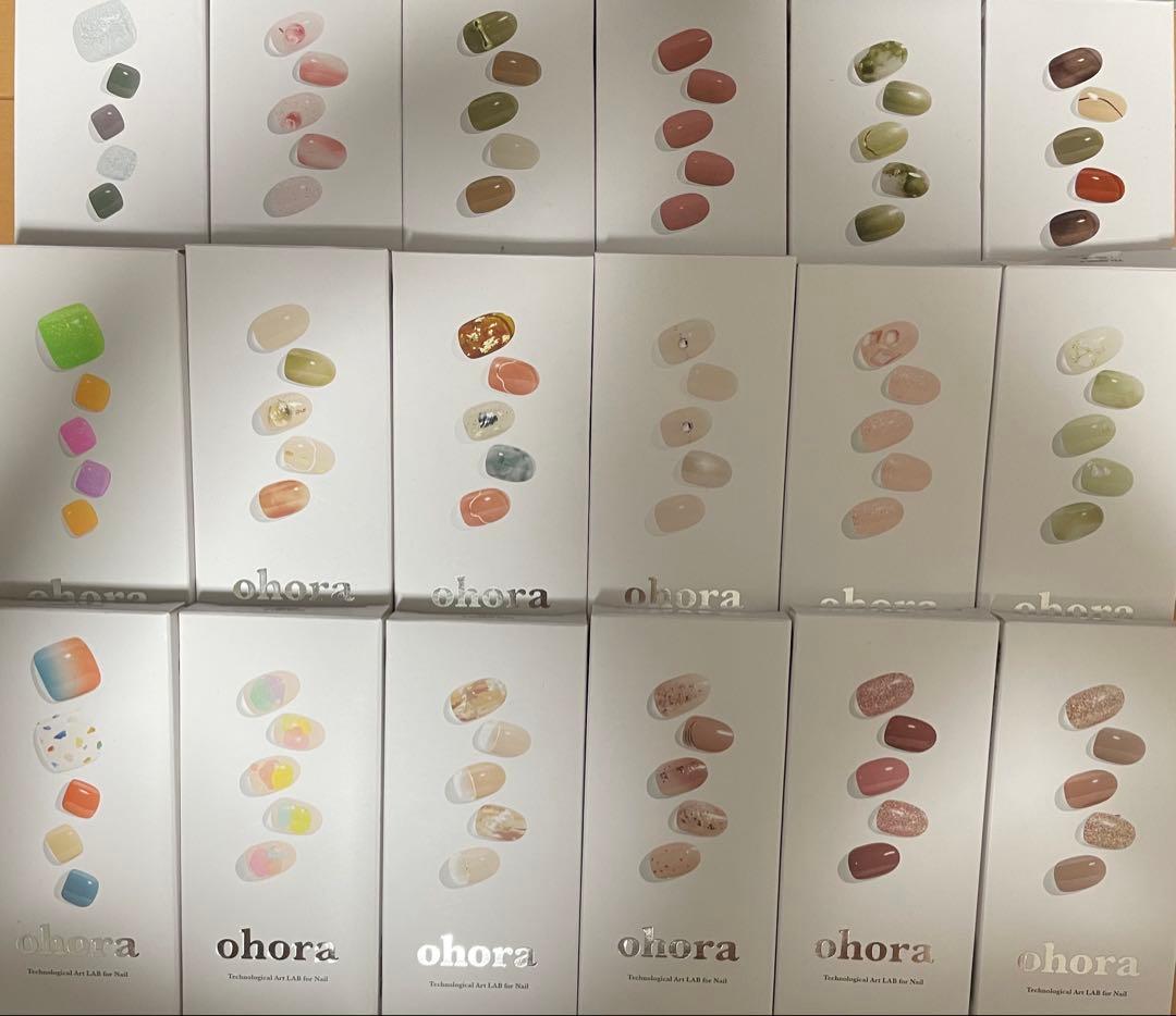 ohora ジェルネイルシール 18個セット おまけ付き