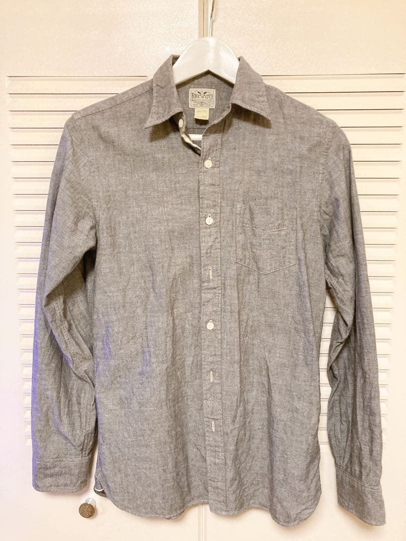 ダブルアールエル　RRL シャツ グレー 灰 XS