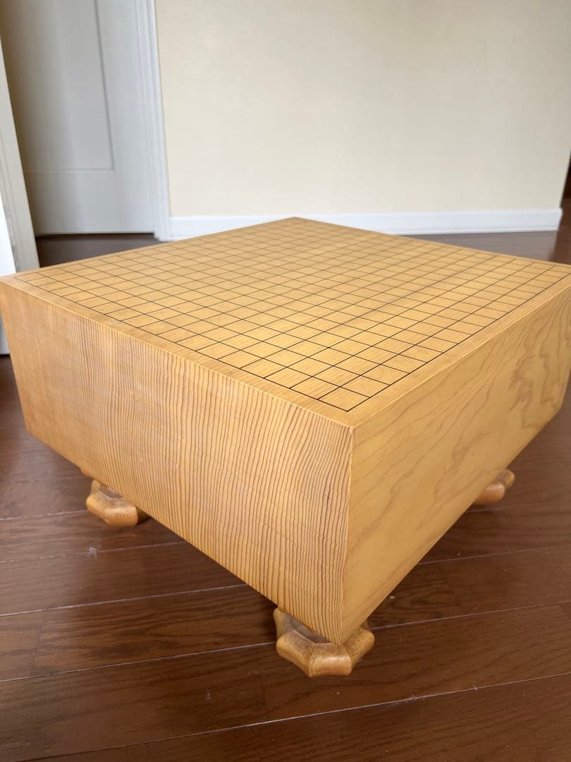 碁盤と碁石のセット 囲碁セット 将碁屋マット19路囲碁盤セット(ガラス碁石桜・プラ角箱