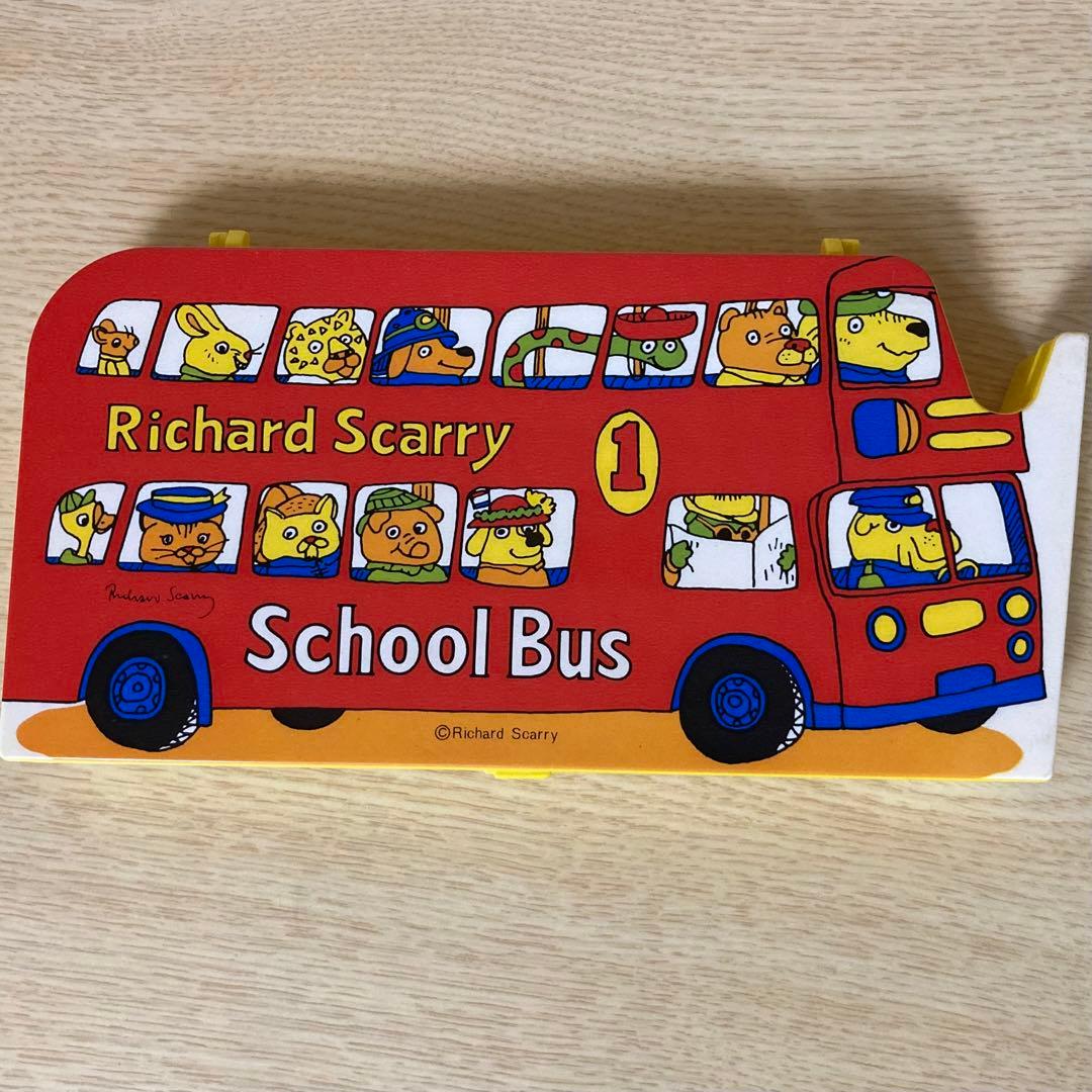 昭和レトロ サンリオ リチャード スキャーリースクールバス型筆入