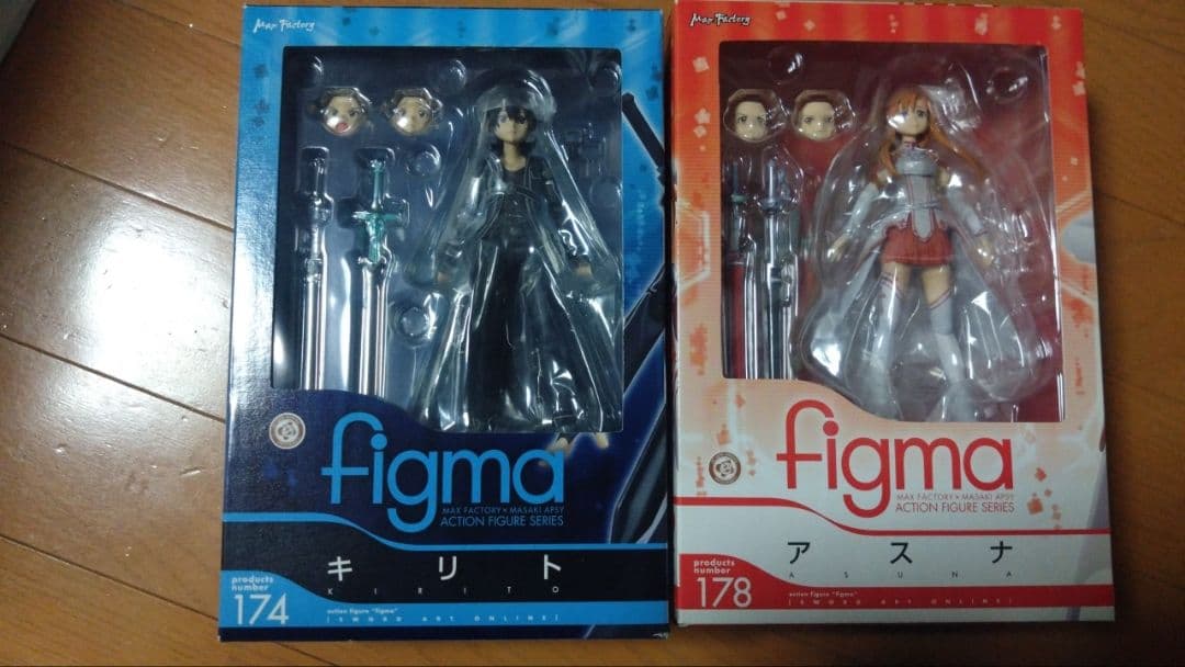 ソードアート・オンライン figma キリト & アスナ 2種セット 未開封品
