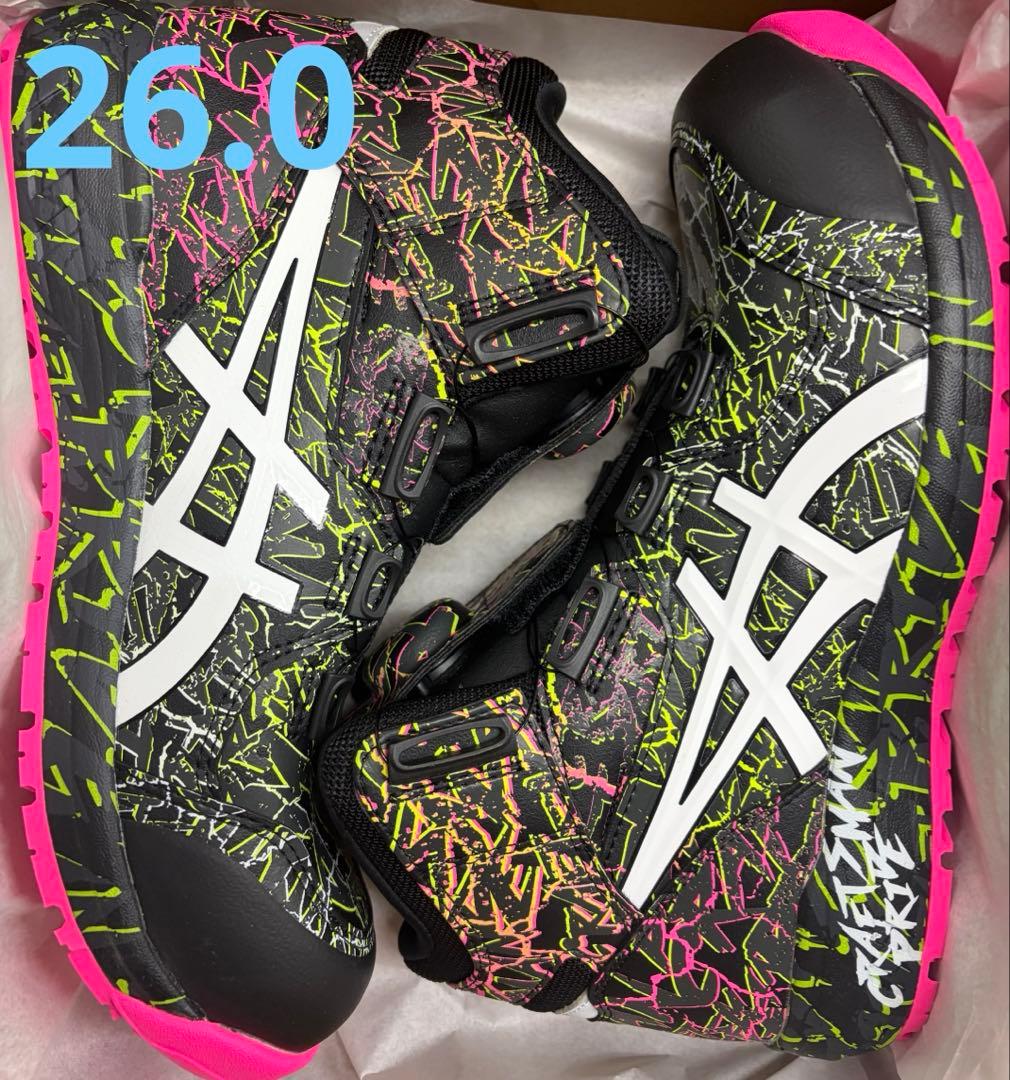 CP304 アシックス 安全靴 数量限定 マグマ 新品 26.0 ブラック