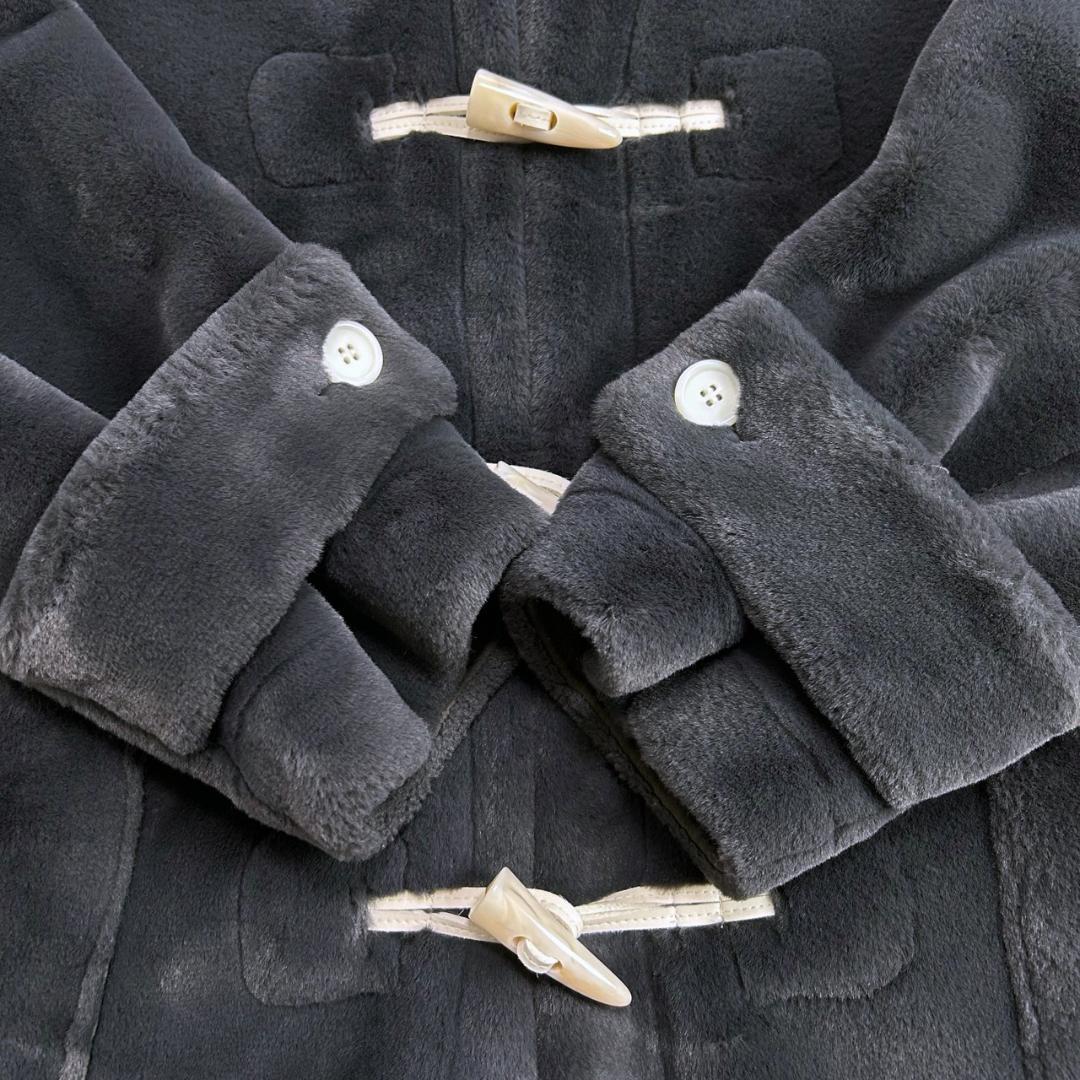 未使用 FURFUR ファーファー エコファーダッフルコート 22AW グレー