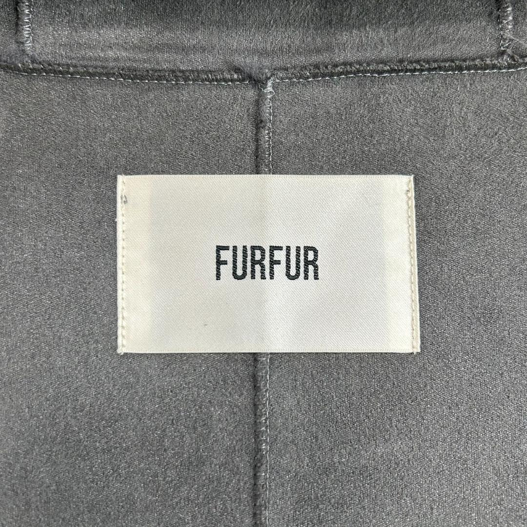 未使用 FURFUR ファーファー エコファーダッフルコート 22AW グレー