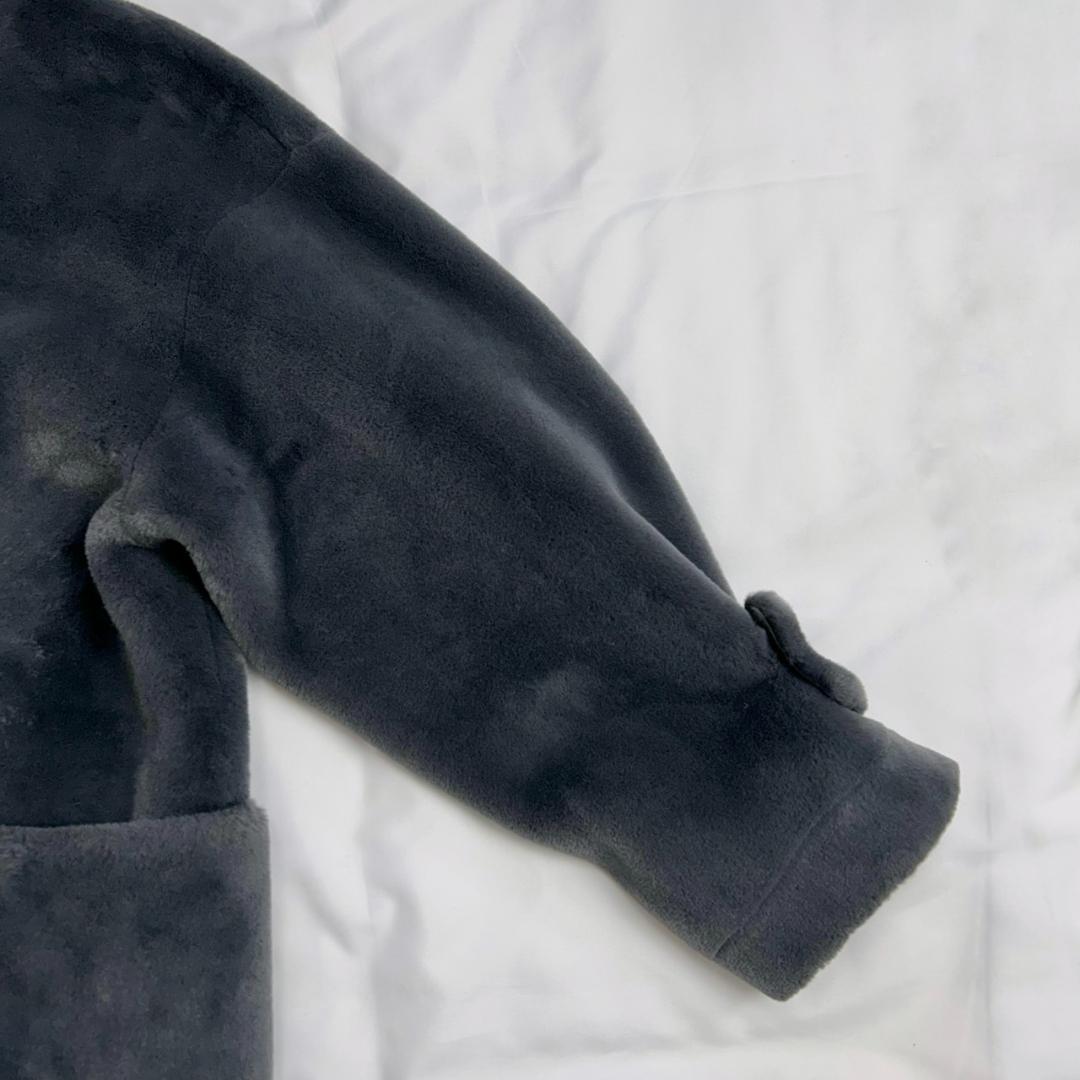 未使用 FURFUR ファーファー エコファーダッフルコート 22AW グレー