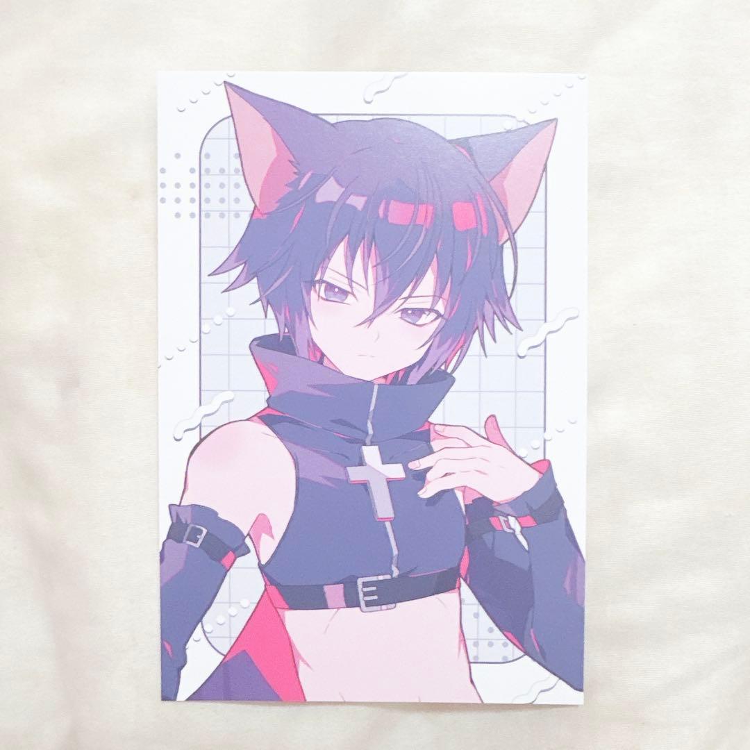 しゅごキャラ 夢ノ内 制服・キャラなりver ポストカード 月詠イクト