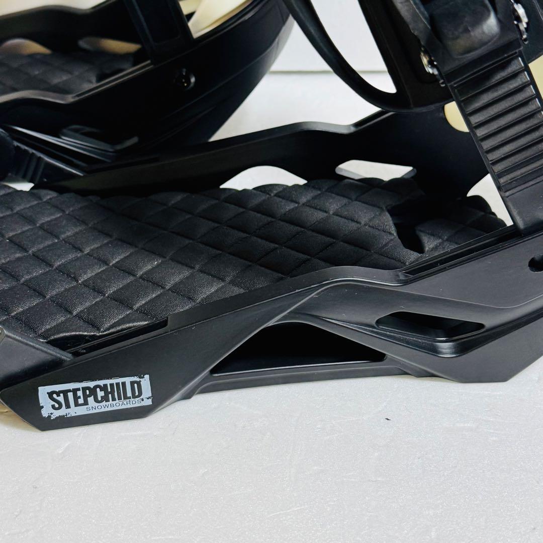 美品 MLサイズ STEPCHILD スノーボード ビンディング ブラック