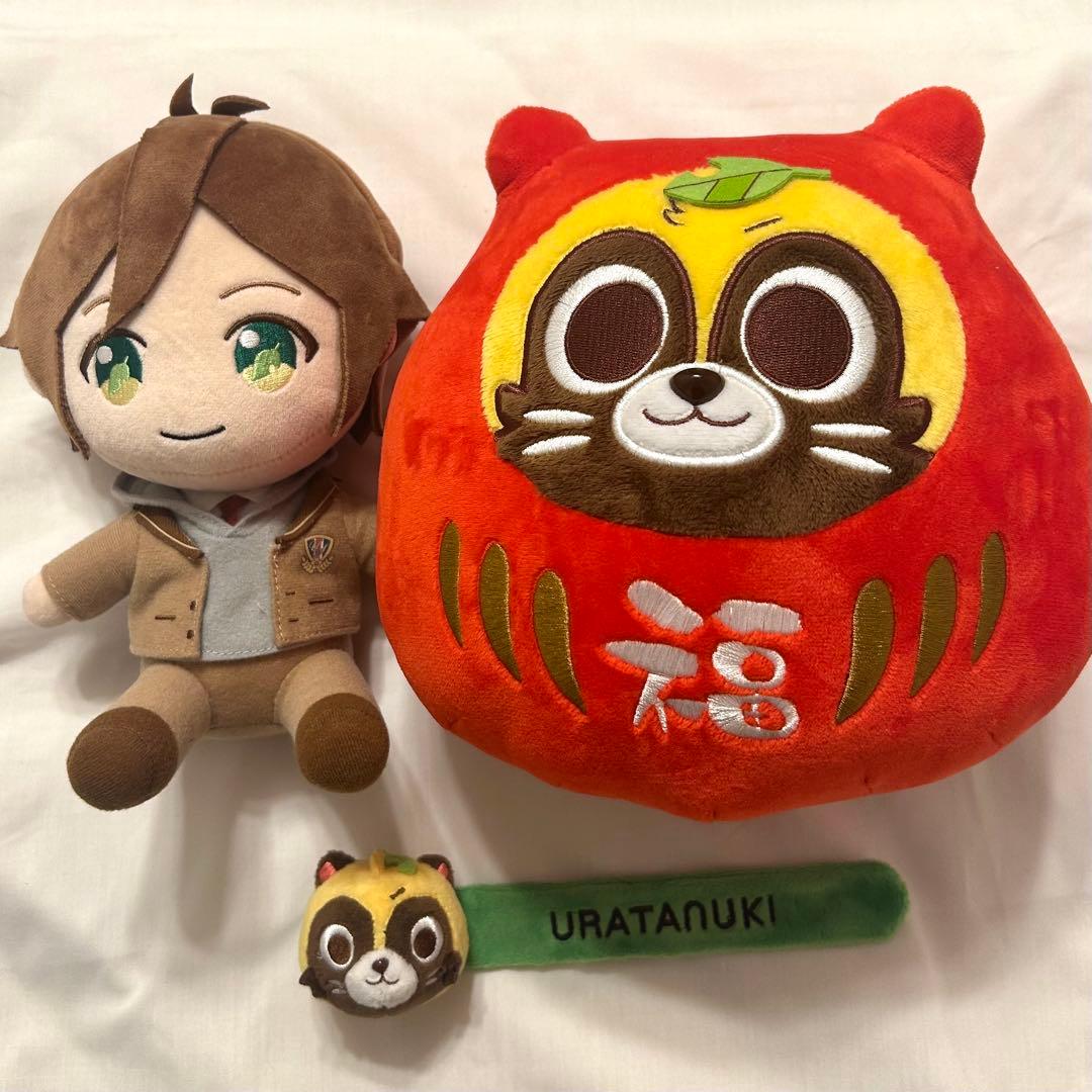 浦島坂田船 うらたぬき やまだぬき ぬいぐるみ やまだるま パッチン
