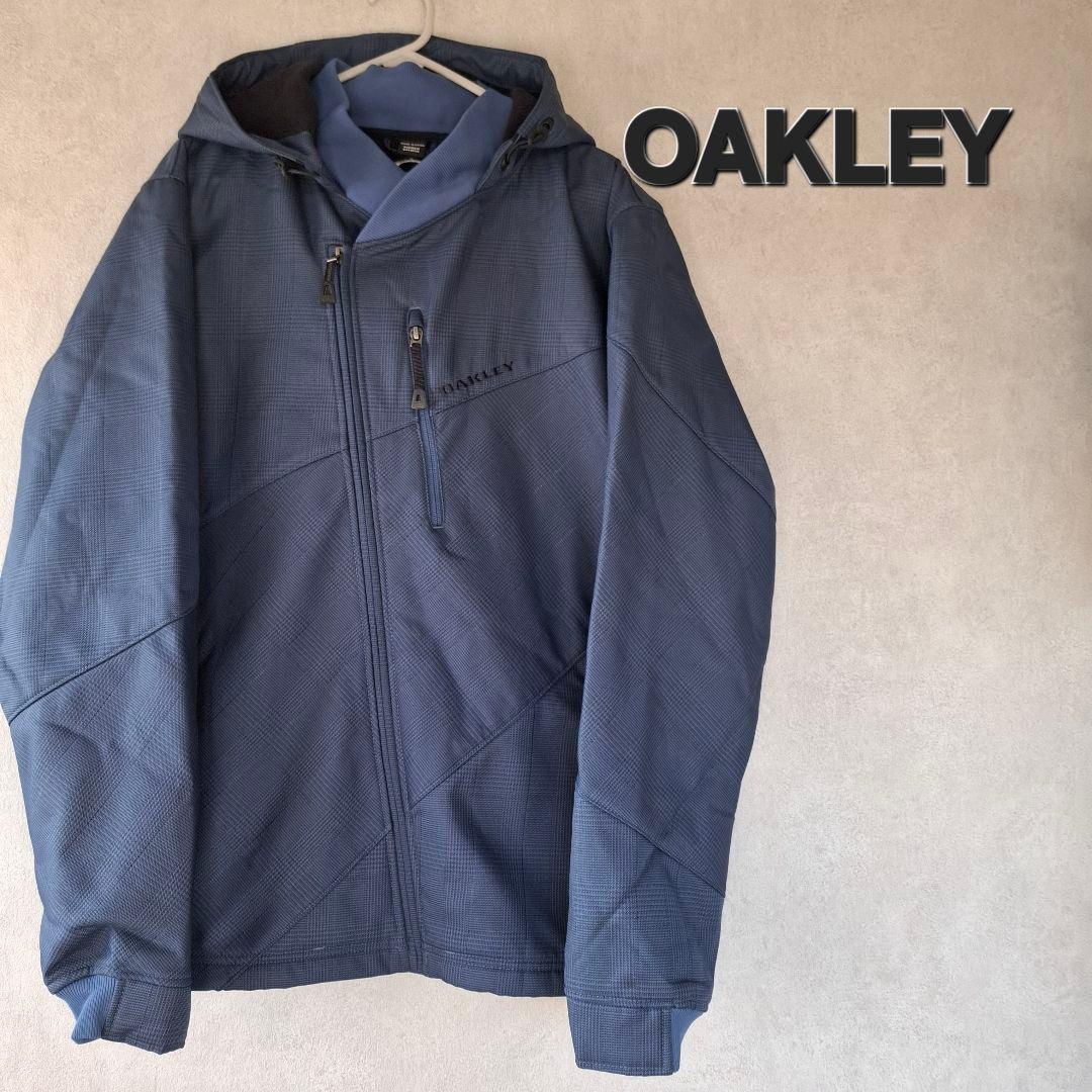 OAKLEY ネイビー フード付きジャケット　オークリー　スノーボードウェア