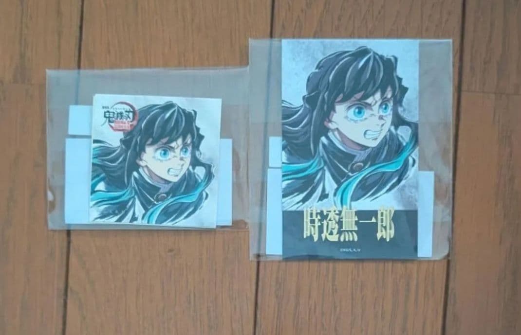 コミケ 鬼滅 時透無一郎 D賞 チェキ風ブロマイド F賞 ステッカーセット