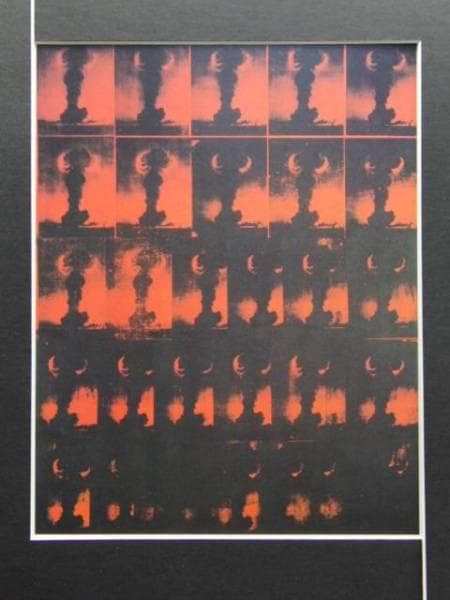 WARHOL、Atomic Bomb、希少画集画、新品額装付