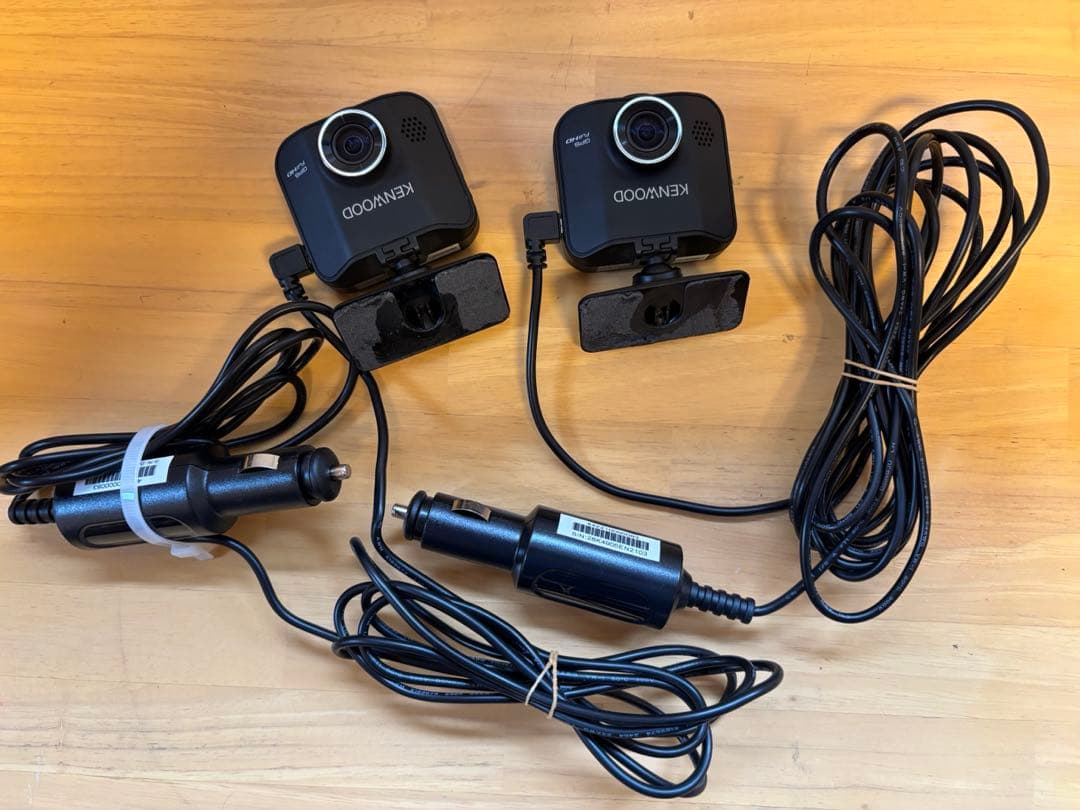 KENWOOD DRV-350 ドライブレコーダー 2台セット ケンウッド、フルHDドラレコ3機種。ブランド初、内装とマッチする3色