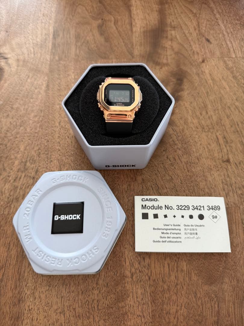 G-SHOCK ピンクゴールド ブラック 腕時計　GM-S5600PG