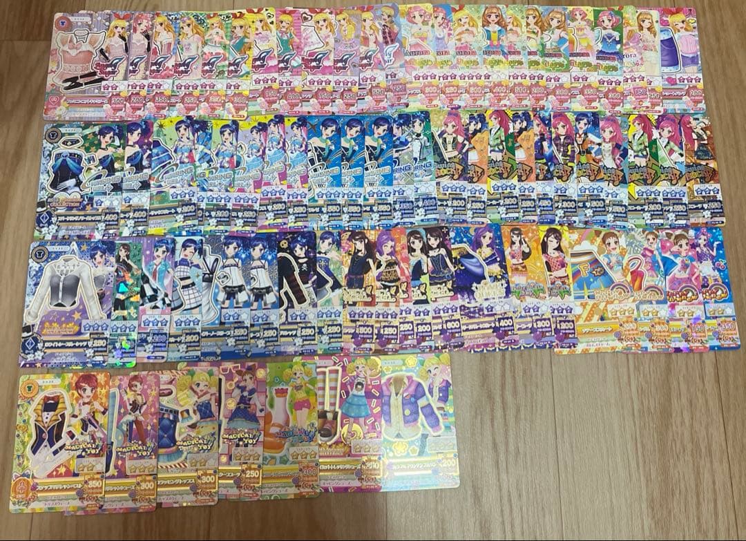 アイカツ レア カード　ノーマル　キュート　ポップ　クール　セクシー　まとめ