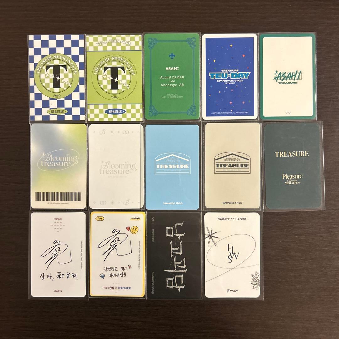 TREASURE アサヒ 特典 トレカ まとめ売り - メルカリ