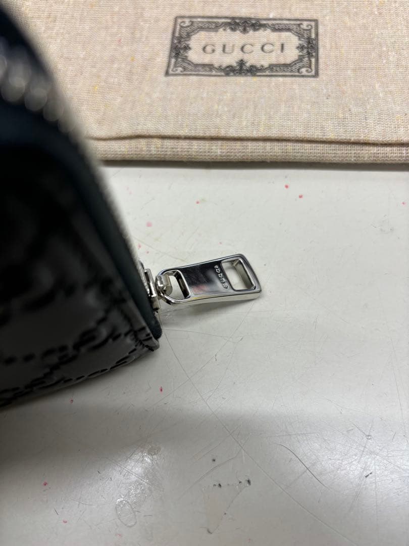 B4901【未使用】GUCCI グッチ ラウンドファスナー 長財布の通販はau