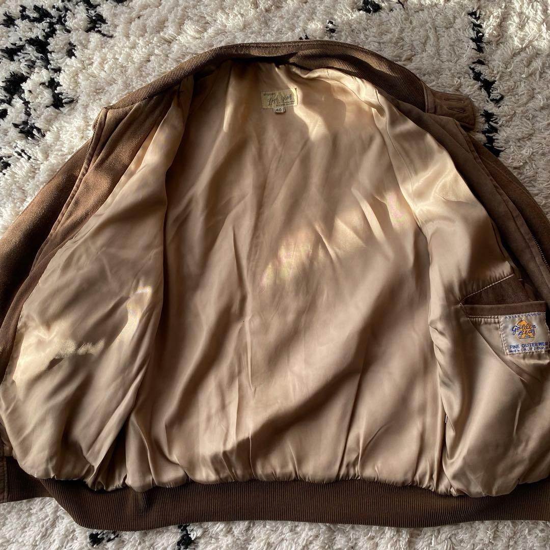 80s】Golden Bear アメリカ製 スウェード レザージャケット 希少