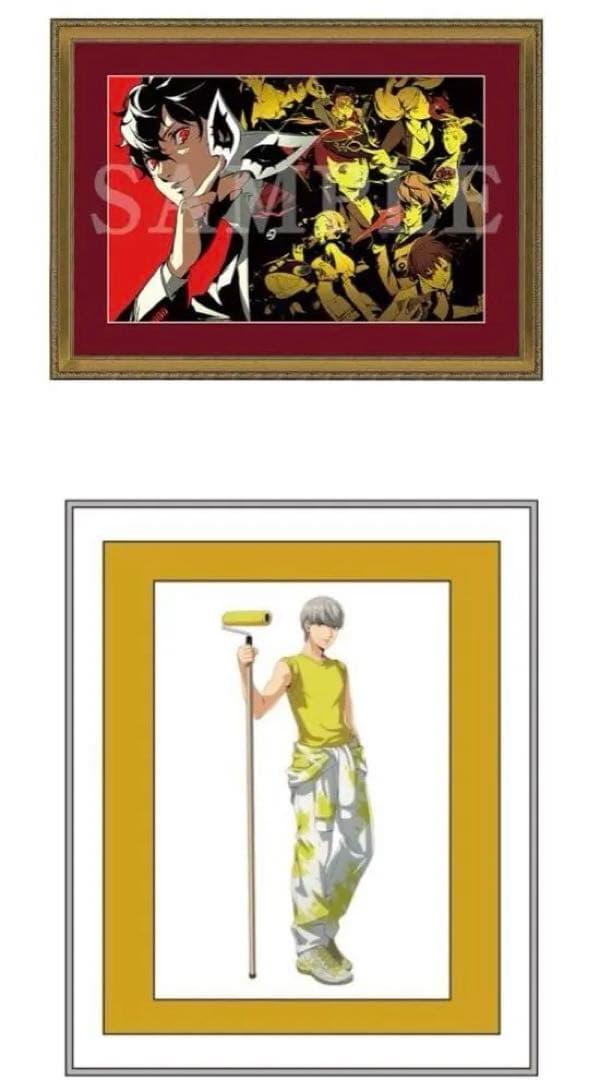 ペルソナ　キャラファイングラフ　複製原画　2点セット　原価40,700円