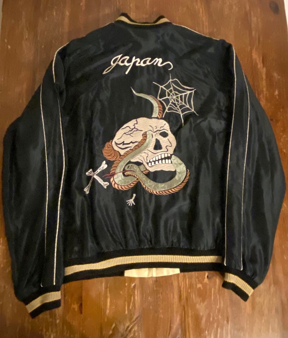 テーラー東洋　スカジャン　髑髏　龍　富士山　サイズM